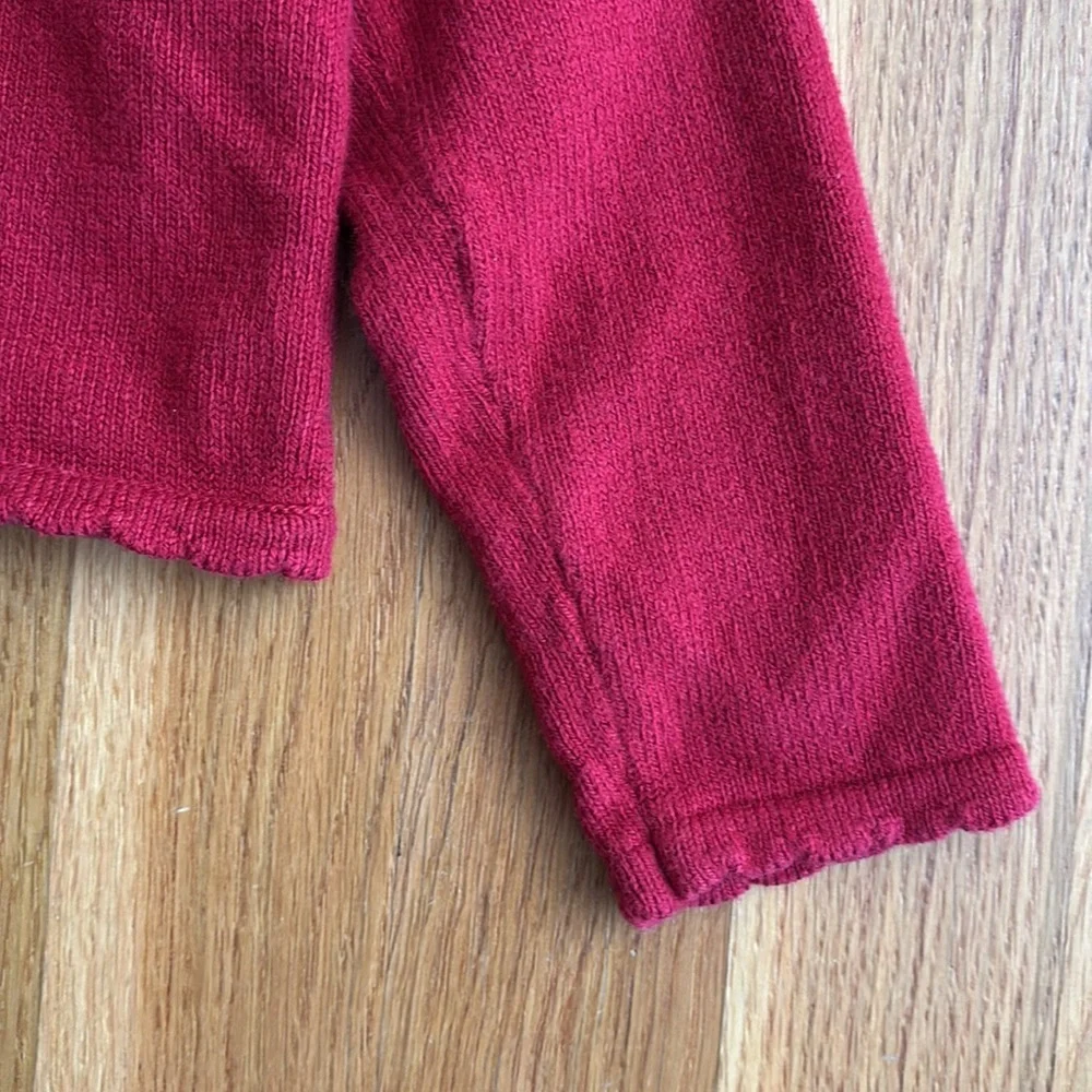 Gymboree red knit